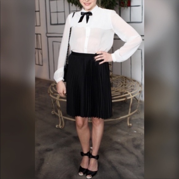 Jason Wu for Target Mini Pleated Full Skirt Black - Picture 5 of 9